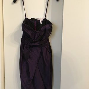 BCBGeneration strapless purple dress